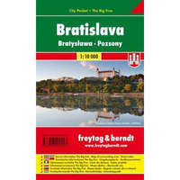 Freytag & Berndt Pozsony térkép, 1:10 000 City Pocket vízhatlan Freytag PL 35 CP