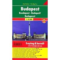 Freytag &amp; Berndt Budapest belváros térkép, 1: 10 000 zsebtérkép, vízhatlan Freytag PL 23 CP