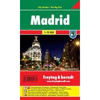 Freytag & Berndt Madrid, 1:10 000 City Pocket vízhatlan Freytag térkép PL 106 CP