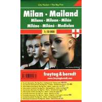 Freytag & Berndt Milánó, 1:10 000 City Pocket vízhatlan Freytag térkép PL 110 CP