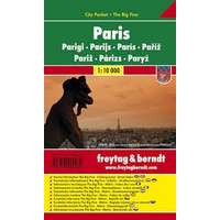 Freytag & Berndt Párizs, 1:10 000 City Pocket vízhatlan Freytag térkép PL 69 CP