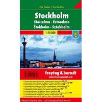 Freytag & Berndt Stockholm térkép 1:10 000 Stockholm várostérkép City Pocket vízhatlan Freytag zsebtérkép