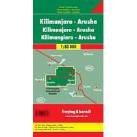 Freytag &amp; Berndt Kilimandzsáró térkép - Arusha, 1:80 000 Freytag Kilimanjaro térkép, Kilimanjaro turista térkép