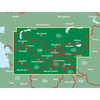 Freytag & Berndt Közép-Ázsia térkép , Dél-Kazahsztán - Tádzsikisztán - Kirgizisztán - Türkmenisztán - Üzbegisztán térkép 1:1 500 000 Freytag 2019