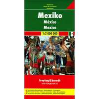 Freytag &amp; Berndt Mexikó térkép, 1:1 500 000 Freytag Mexico térkép