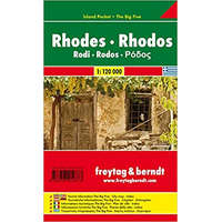 Freytag & Berndt Rodosz térkép 1: 120 000 Freytag AK 0813 IP Rodosz zsebtérkép, Rhodos térkép