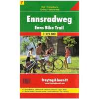 Freytag &amp; Berndt Ennsradweg kerékpáros térkép Freytag 1: 125 000