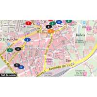 Freytag & Berndt Santiago de Compostela, 1:10 000 City Pocket vízhatlan Freytag térkép PL 132 CP