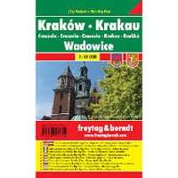 Freytag & Berndt Krakkó térkép, Wadowice térkép 1:10 000 City Pocket vízhatlan Freytag térkép PL 135 CP