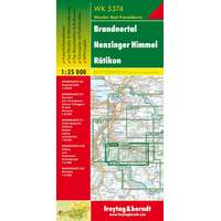 Freytag &amp; Berndt WK 5374 Brandnertal-Nenzinger Himmel-Rätikon turista térkép Freytag 1:35 000