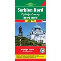 Freytag & Berndt Észak-Szerbia térkép 1:200 000 Freytag térkép AK 0714