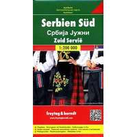 Freytag & Berndt Dél-Szerbia térkép 1:200 000 Freytag térkép AK 0715