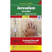 Freytag & Berndt Jeruzsálem térkép 1:12 500 City Pocket vízhatlan Freytag térkép PL 506 CP
