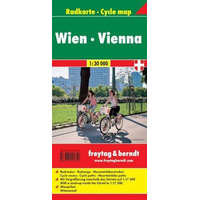 Freytag &amp; Berndt Bécs kerékpáros térkép laminált 1:30 000 Freytag térkép RK W