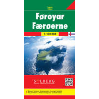 Freytag &amp; Berndt Faroe térkép, Faroe-Szigetek térkép Freytag 1:100 000 2020