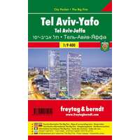Freytag & Berndt Tel Aviv térkép, Jaffa térkép 1:9 400 City Pocket vízhatlan térkép Freytag