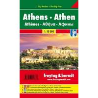 Freytag & Berndt Athén térkép Freytag Pocket fóliás 1:10 000 2018
