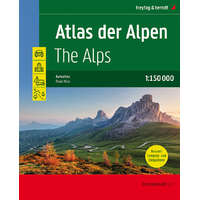 Freytag &amp; Berndt Alpok atlasz, Alpok autós atlasz Freytag 1:150 000