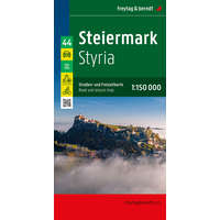 Freytag &amp; Berndt Stájerország térkép, Steiermark térkép Top 10 tipp, 1:150 000 Freytag