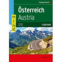 Freytag &amp; Berndt Ausztria autóatlasz, Ausztria atlasz compact 1:200 000 Freytag Ausztria térkép