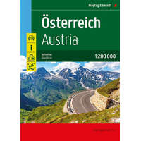 Freytag & Berndt Ausztria autóatlasz, Ausztria atlasz compact 1:200 000 Freytag Ausztria térkép