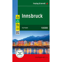 Freytag &amp; Berndt Innsbruck térkép Innsbruck várostérkép Freytag & Berndt 1:8 000