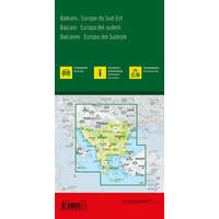 Freytag & Berndt Balkán térkép, Délkelet Európa térkép Freytag & Berndt 1:2 mio. 2024.