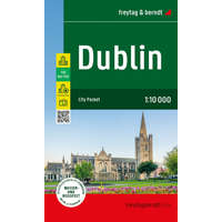 Freytag & Berndt Dublin térkép Freytag 1:10e City Pocket vízhatlan Dublin várostérkép
