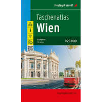 Freytag & Berndt Bécs atlasz, Bécs zsebatlasz, Bécs térkép 1:20e Freytag 2023