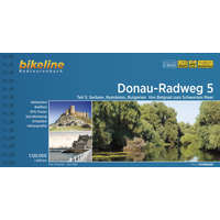 Esterbauer Verlag 5. Donau-Radweg kerékpáros atlasz Esterbauer 1:120 000 Duna kerékpáros térkép 2022.