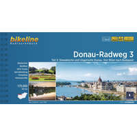 Esterbauer Verlag 2. Donau-Radweg kerékpáros atlasz Esterbauer 1:50 000 Duna kerékpáros térkép