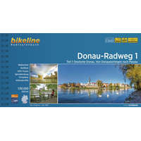 Esterbauer Verlag 1. Donau-Radweg kerékpáros atlasz Esterbauer 1:50 000 Duna kerékpáros térkép