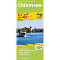 Publicpress Chiemsee kerékpáros térkép, Chiemsee turistatérkép vízálló 1:50 000: Rad- und Wanderkarte mit Ausflugszielen, Einkehr- & Freizeittipps Publicpress kiadó