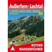 Bergverlag Rother Außerfern I Lechtal túrakalauz Bergverlag Rother német RO 4055