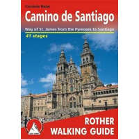 Bergverlag Rother Camino de Santiago túrakalauz Bergverlag Rother angol RO 4835