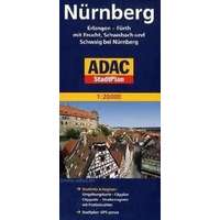 ADAC Nürnberg térkép ADAC 1:20 000
