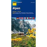ADAC Alpok térkép ADAC 1:750 000