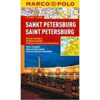 Mairdumont Szentpétervár térkép vízálló Marco Polo 1:15 000