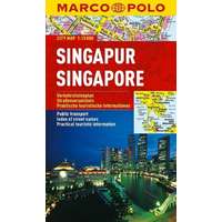 Mairdumont Singapore Szingapur térkép Marco Polo 1:15 000
