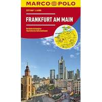 Mairdumont Frankfurt térkép Marco Polo fóliás belváros térkép 1:16 000
