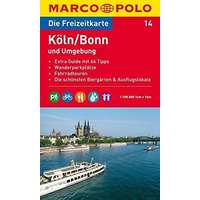 Mairdumont 14. Köln, Bonn és környéke turista térkép Marco Polo 1:100 000