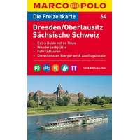 Mairdumont 64. Szász-Svájc turista térkép Marco Polo 1:100 000