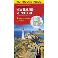 Mairdumont Új-Zéland térkép Marco Polo New Zealand autós térkép 1:2 000 000