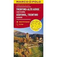LAC Trentino térkép Dél-Tirol térkép 1:200 000 Garda-tó térkép