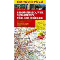 Mairdumont Burgenland térkép Felső Ausztria, Alsó Ausztria térkép Marco Polo
