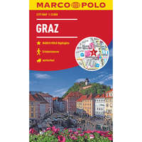 Mairdumont Graz város térkép vízálló Marco Polo 1:12 000