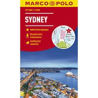 Mairdumont Sydney város térkép vízálló Marco Polo 1:12 000