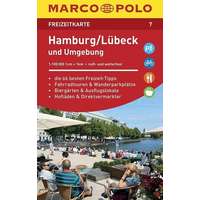 Mairdumont 7. Hamburg, Lübeck und umgebung Marco Polo turista térkép 1 : 100 000