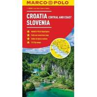 Mairdumont Szlovénia, Horvátország térkép Marco Polo Horvátország középső és tengerparti része 1:300 000