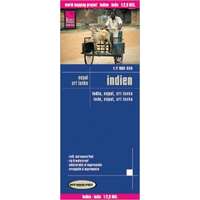 Reise Know-How India térkép, Nepál térkép, Sri Lanka térkép Reise 1:2 900 000